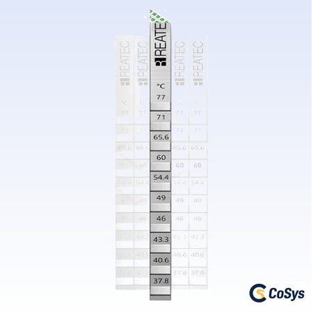 193°C ile 254°C Arası Ölçüm Etiket - 100'lü Paket