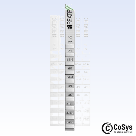 Sıcaklık Ölçüm Etiketi 110°C - 160°C Arası 10'lu Paket