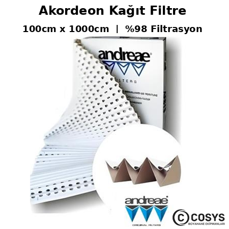 Akordeon Kağıt Filtre WKF100 - 100cm x 1000cm