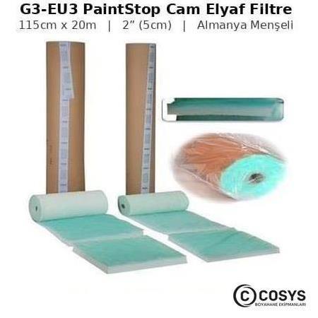 G3-EU3 Cam Elyaf Boya Kabini Filtresi  115cm x 20m
