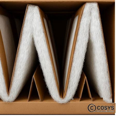 Boya Küpü Karton Filtre  487 x 487 x 497mm (İkili Paket )