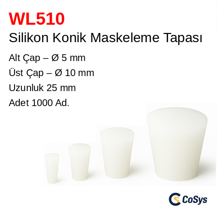 WL510 Konik Maskeleme Tapası