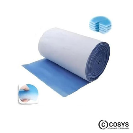 G4-EU4 Mavi Beyaz Elyaf Filtre | 15-17mm | 2mx20m