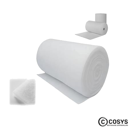 Sentetik Beyaz Elyaf Rulo Filtre - 22 mm | 2m x 20m