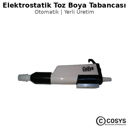 Elektrostatik Toz Boya Tabancası | Otomatik | Yerli