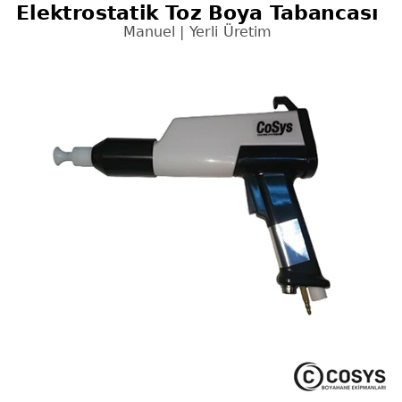 Elektrostatik Toz Boya Tabancası | Manuel | Yerli