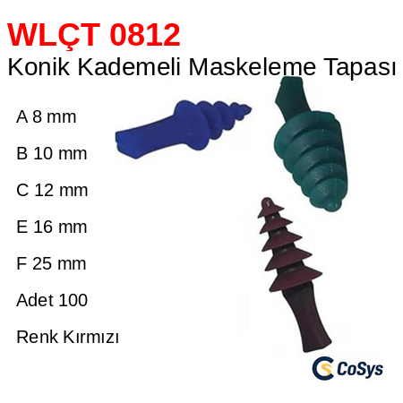Konik Kademeli Maskeleme Tapası WLÇT 0812