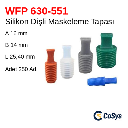 Dişli Maskeleme Tapası WFP 630-551