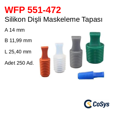 Dişli Maskeleme Tapası WFP 551-472