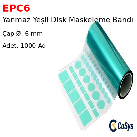 Boya Maskeleme Bantları -Disk EPC6